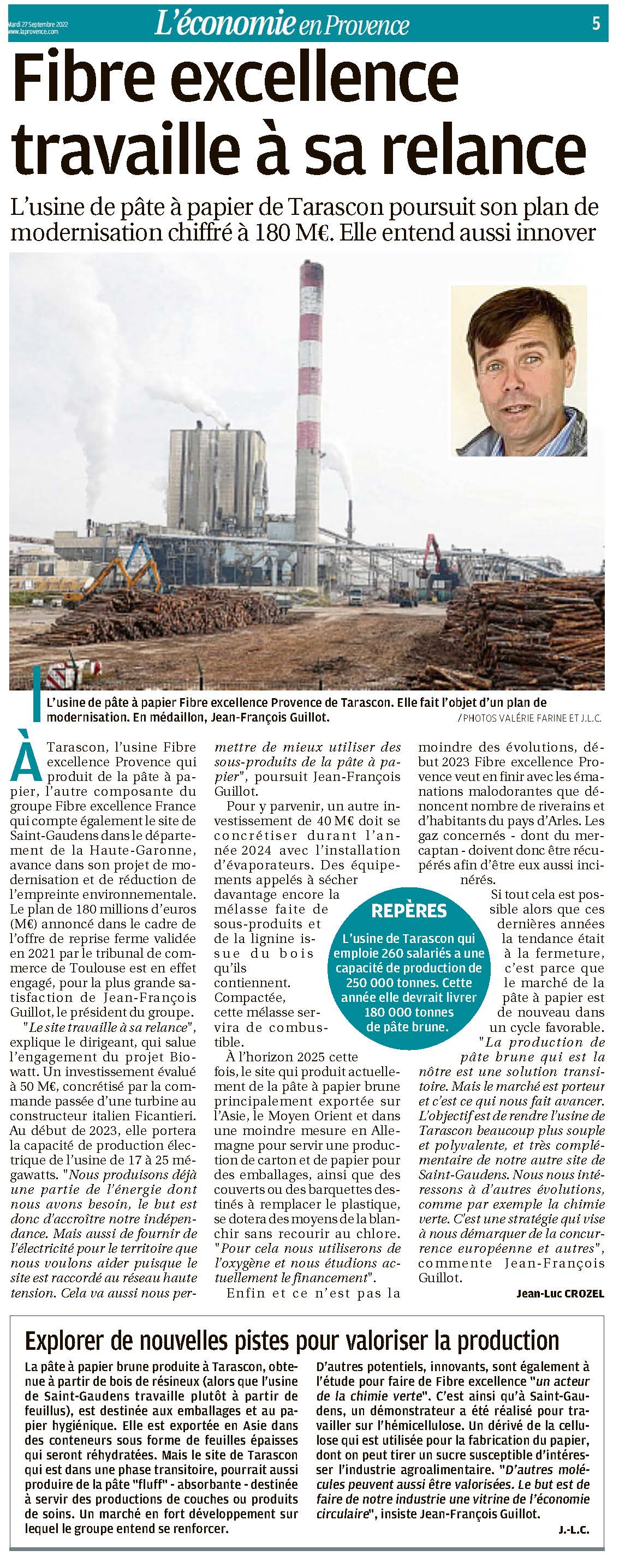 Article La Provence 27 09 2022