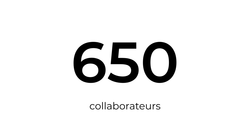 Chiffre sur les collaborateurs